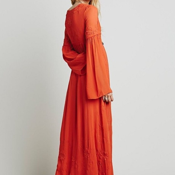 NWOT FREE PEOPLE Summer Love Dress Embroidered - Picture 3 of 8